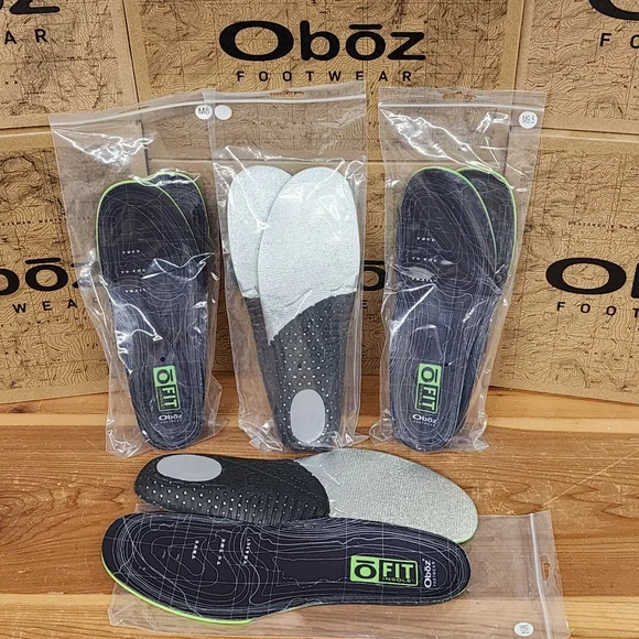 Men's Mylar OFIT insoles Bundle Qty 3 Oboz , durable, support, comfort NIB, $120 - Picture 4 of 16